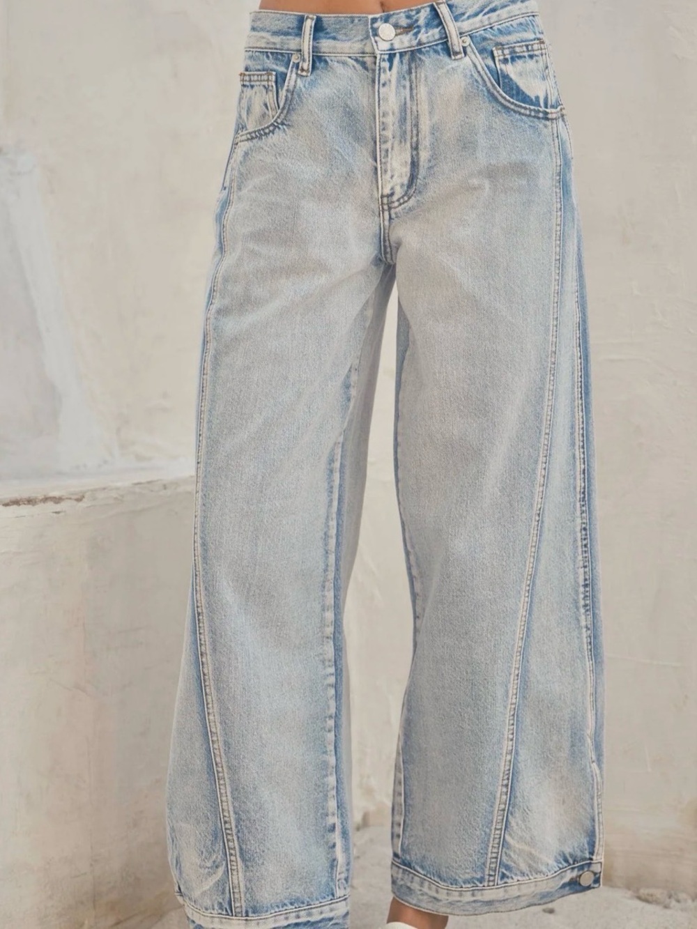 Bohme light wash vintage jeans